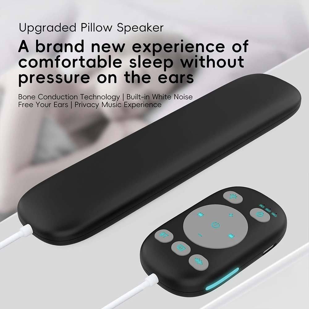 Bone Conduction Sleep Speakers Bluetooth Sound Under Pillow Bluetooth Audio Sleep Instrument Stereo 
