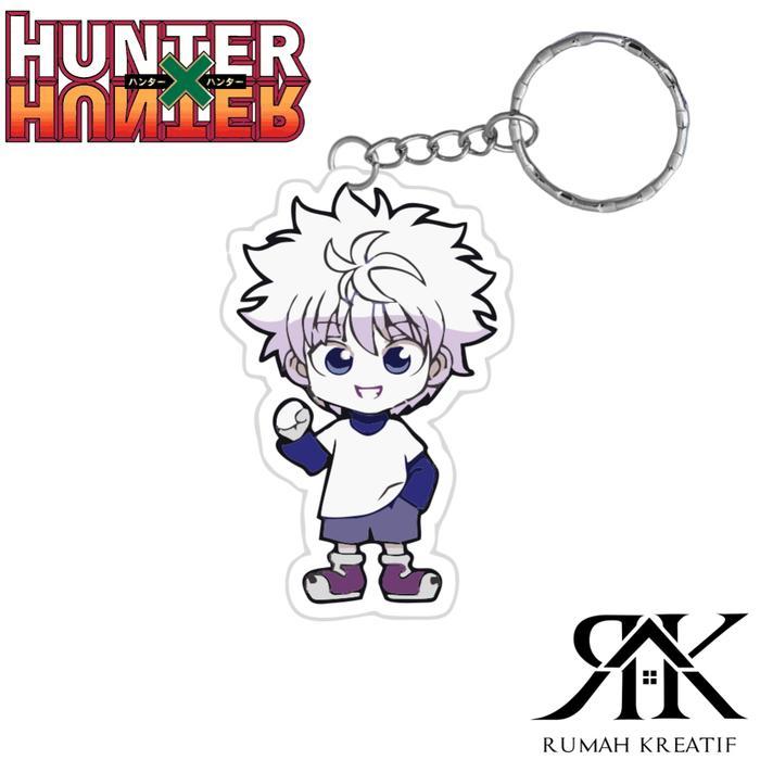 Gantungan Kunci KILLUA Hunter X Hunter - Gantungan Kunci Anime - Gantungan Kunci Akrilik - KeyChain 