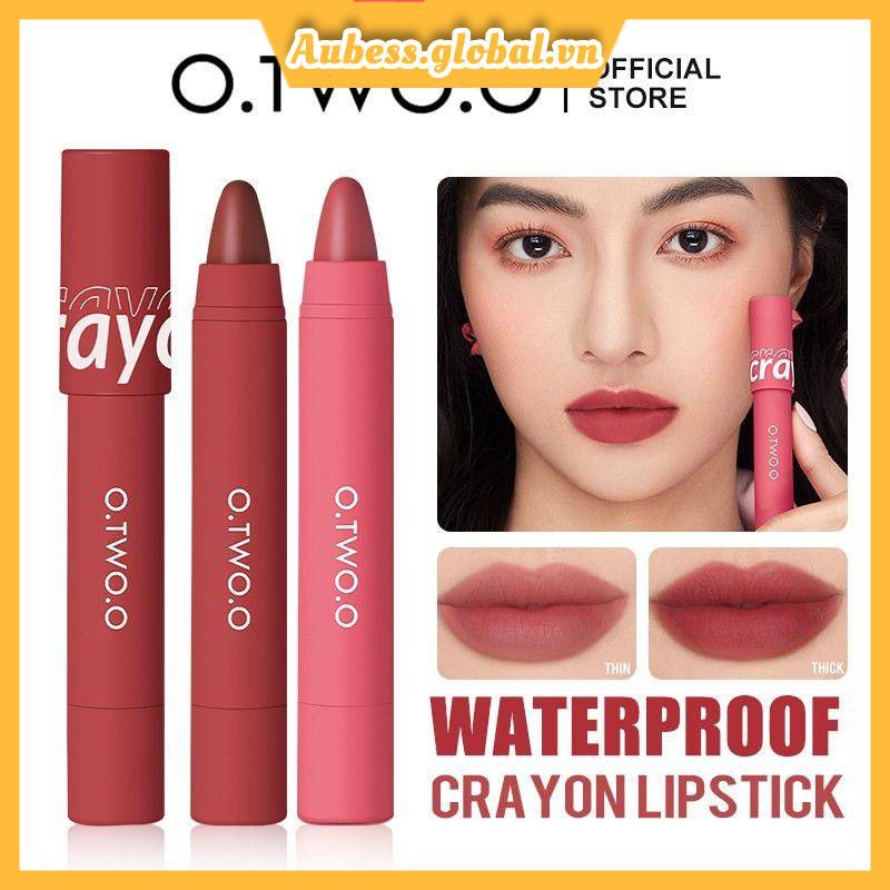 Son môi lâu trôi không thấm nước OTWOO của Coza (Hàng có sẵn tại địa phương) 6 màu, son lì, quà tặng