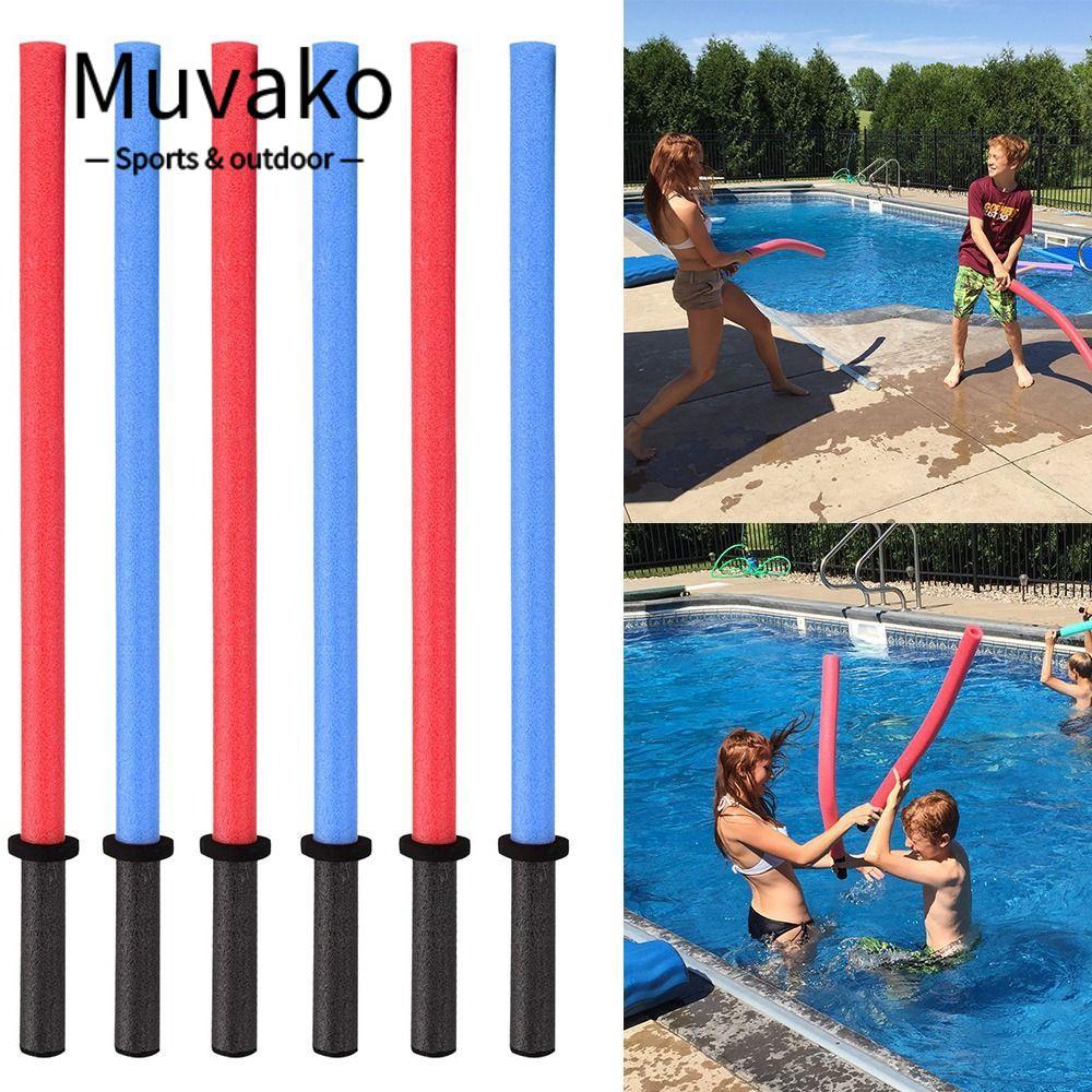 MUVAKO Pool Noodle Stick - Que Bọt Biển Sáng Như Kiếm Laser, Phù Hợp Cho Lễ Hội Và Bể Bơi