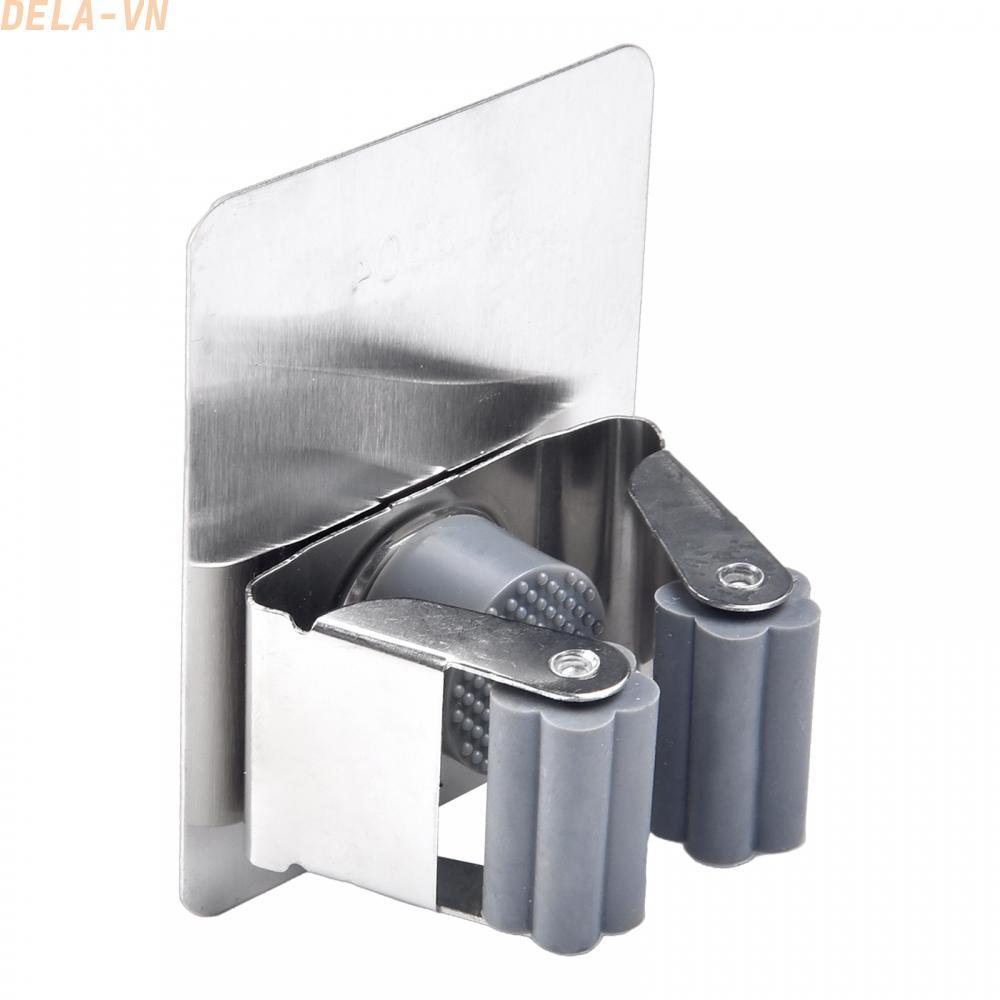 Stainless Steel Wall Mount Hanger Clip Perfect for Cleaning Essentials#DELA