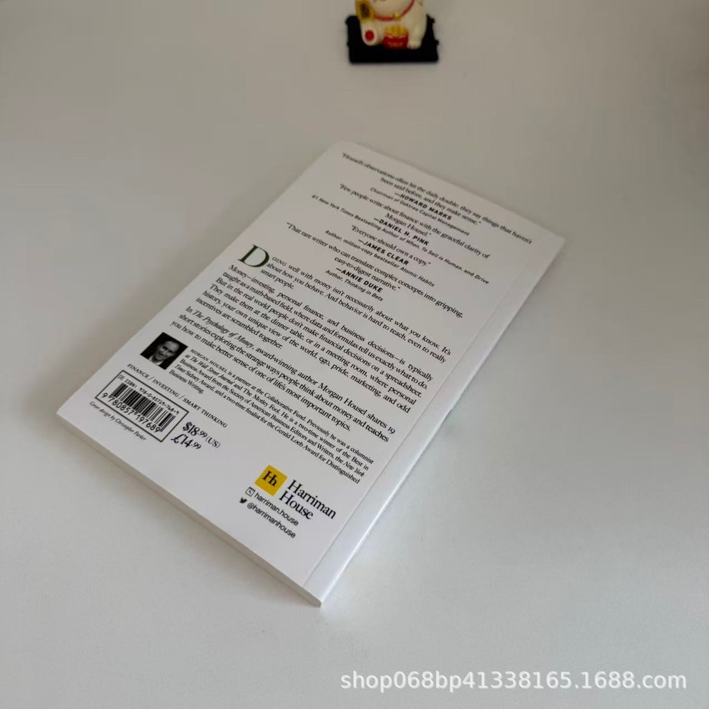 Hàng sẵn có Vận chuyển nhanh Tâm lý học tiền Phiên bản tiếng Anh Morgan Housel-The Tâm lý học của Mo