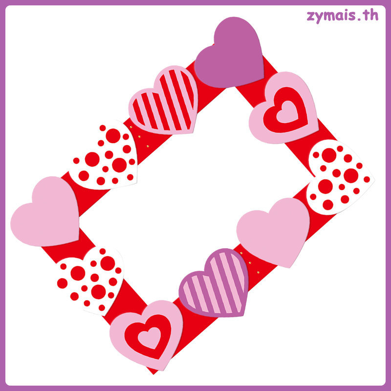 Valentine Khung Ảnh Trang Trí Photobooth Đạo Cụ Ngày Lễ Tình Nhân Hình Khung Valentine zymais