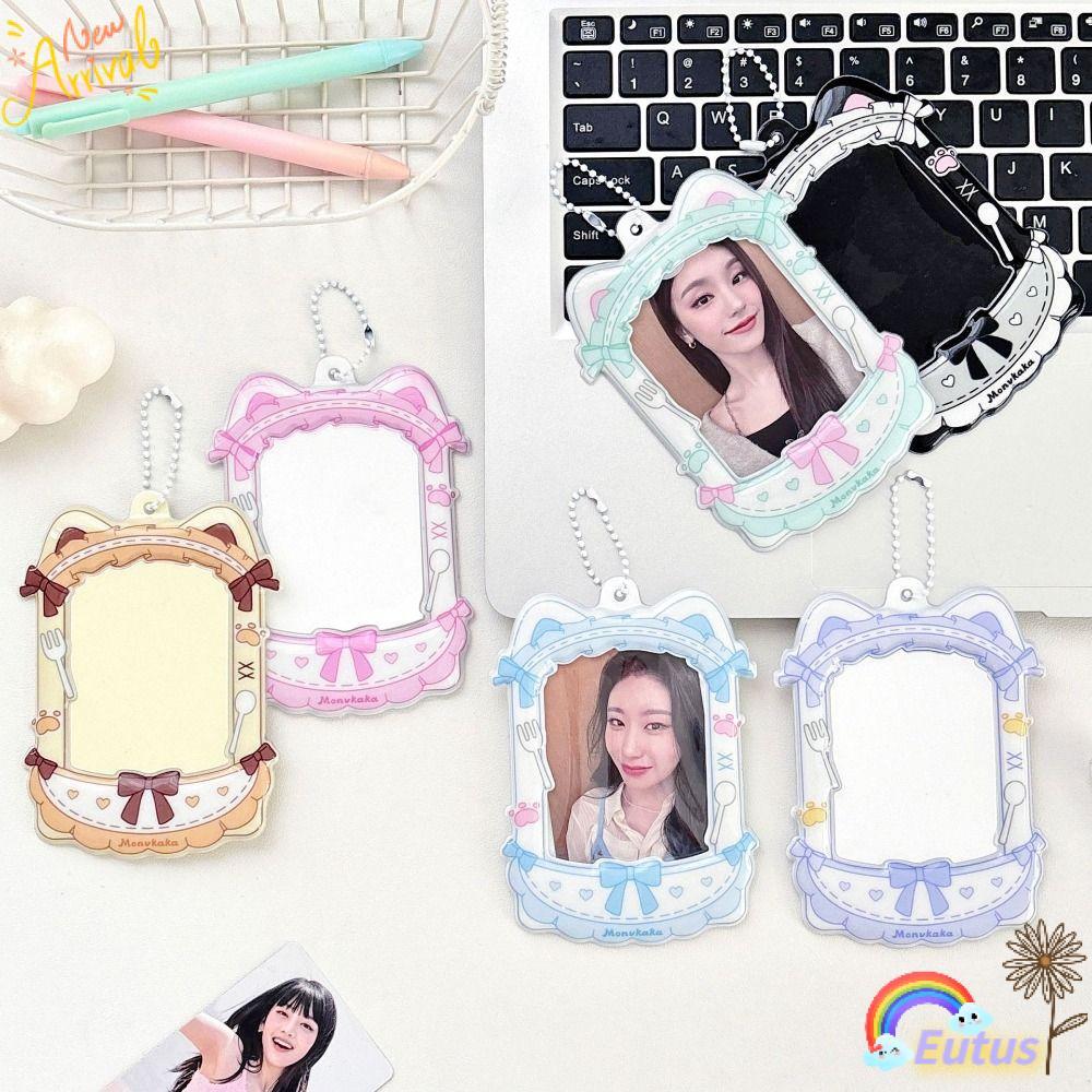 EUCA Idol Photocard Holder, Khung ảnh hiển thị hình ảnh 3 Inch Idol Photo Frame, Kpop dễ thương có d