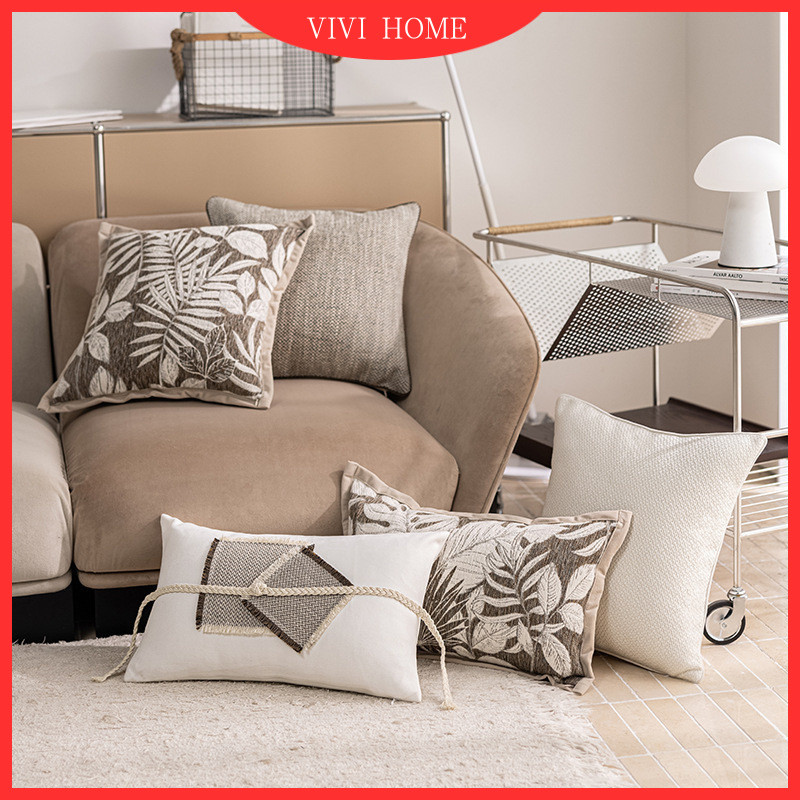 Vỏ gối nối tối giản hiện đại 45x45 30x50 Vỏ gối Sofa phòng khách, Vỏ gối trang trí cửa sổ vịnh phiên