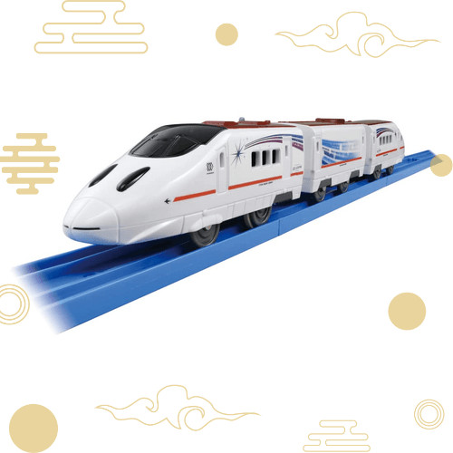 【Trực tiếp từ Nhật Bản】Takara Tomy 『 Plarail JR Kyushu Ngôi sao chảy Shinkansen 』 Xe lửa Đồ chơi an 