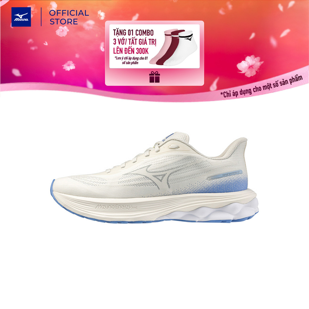 Giày Chạy Bộ NỮ WAVE SKYRISE 7 - TrắngXanh Ultramarine - J1GD260922