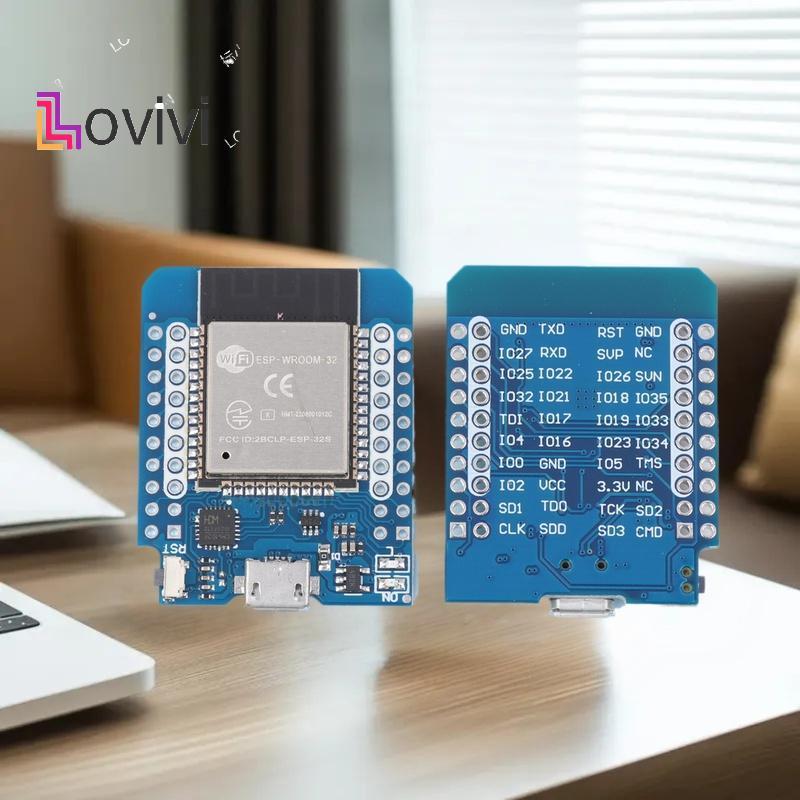 [Lovivivi] Bảng phát triển mô-đun ESP32 D1 MINI ESP32 WiFi + ESP-32 CH9102 Chip nối tiếp Internet Of