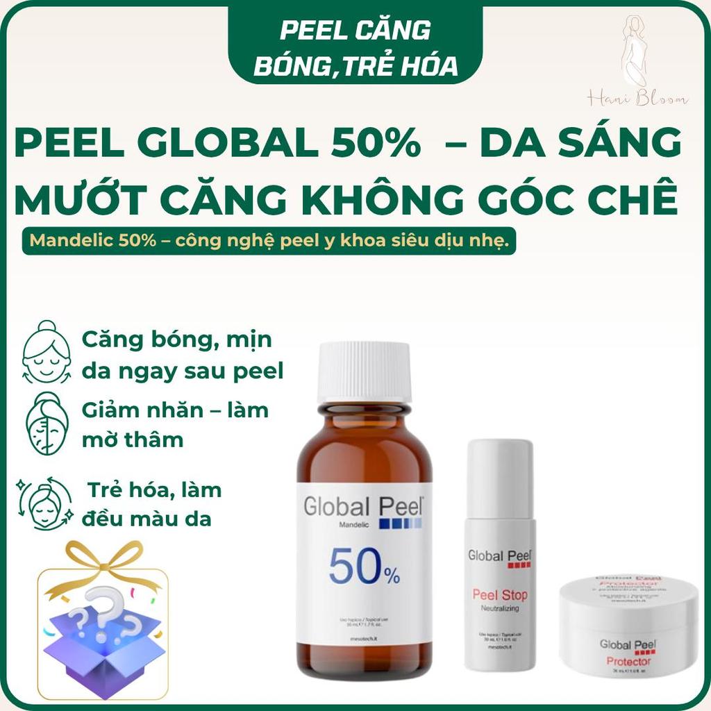 Peel căng bóng, trẻ hóa da Mesotech Global Peel Mandelic 50%
