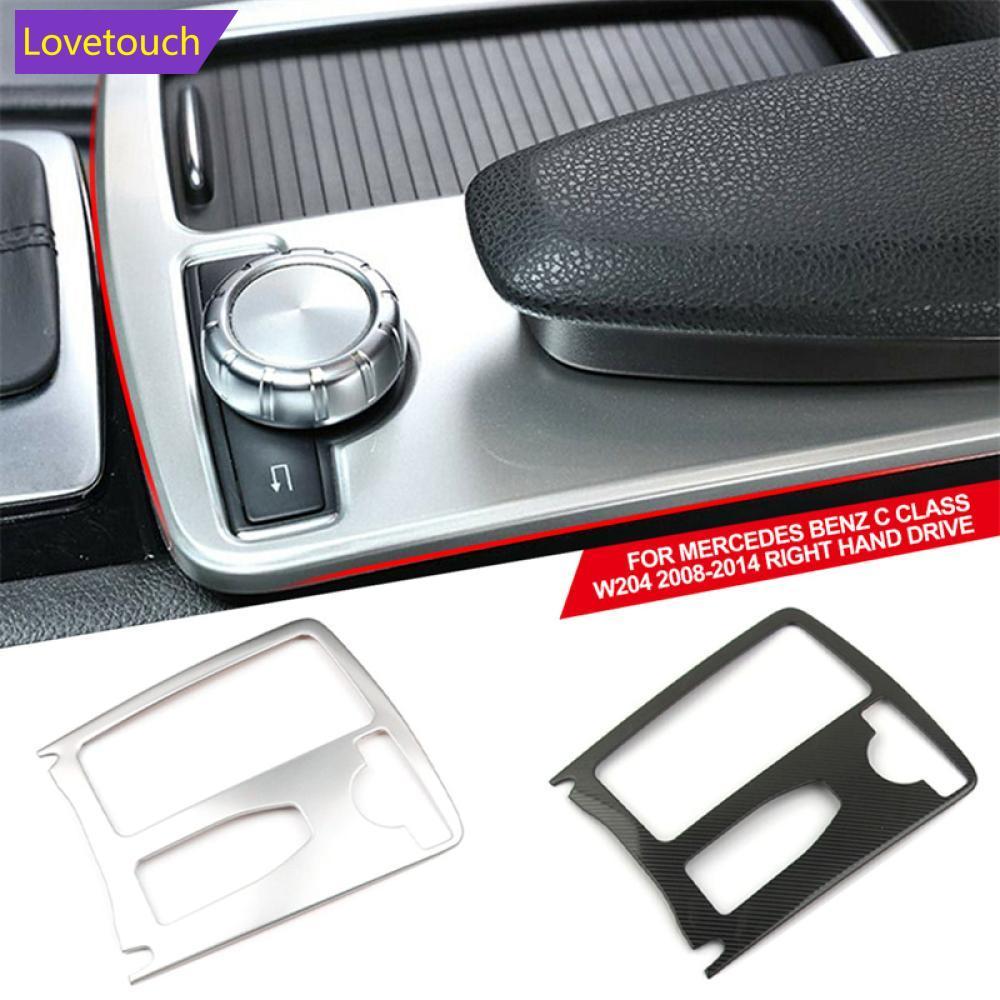 LOVETOUCH Nội Thất Ô Tô Thép Không Gỉ Miếng Dán Cốc Nước Giá Đỡ Bảng Trang Trí Viền Cho Xe Mercedes 