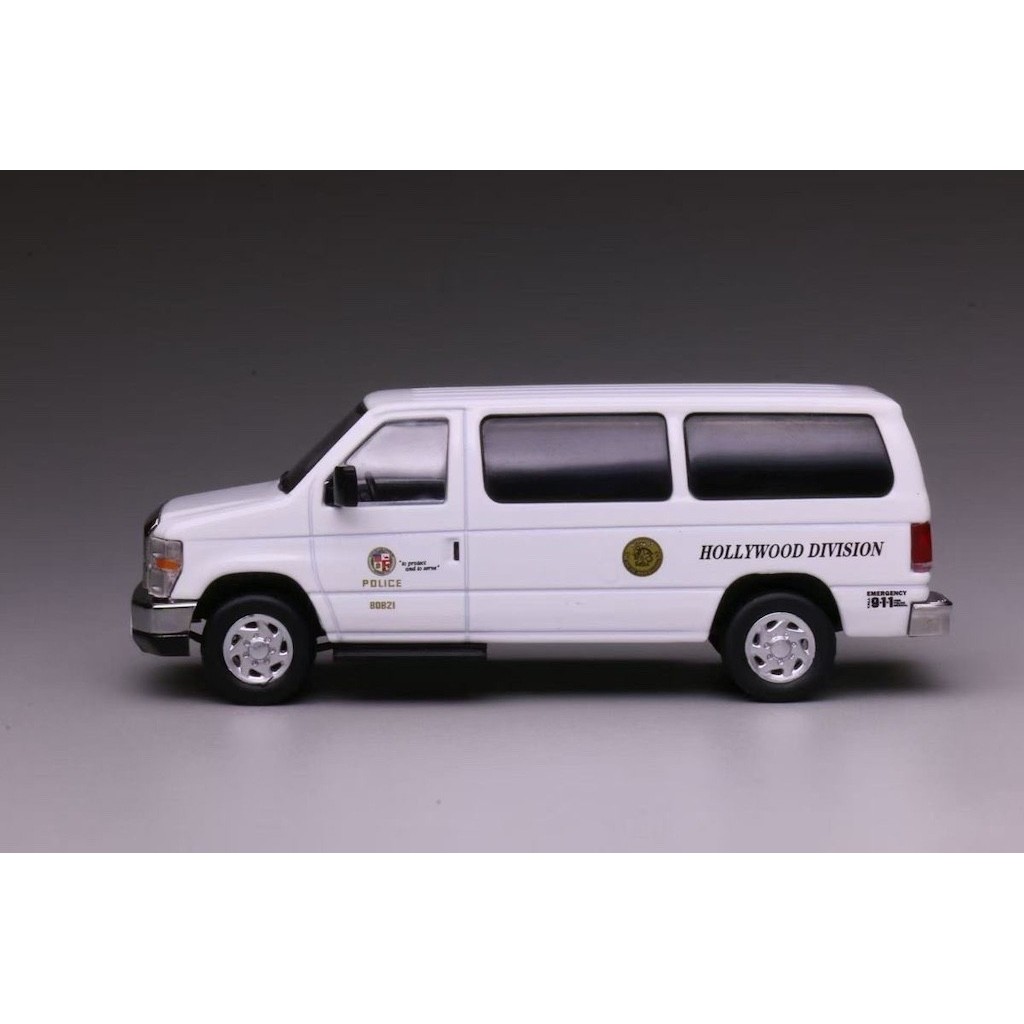 Mytopshop 1: 64 596 Trắng Hollywood E350 Super Duty Wagon Van Model Diecast Collect Display Metal Ca