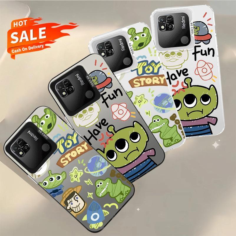 Compatible for Redmi 9C 10C IMD Toy Story-themed Matte Hard Shock-Resistant Phone Case