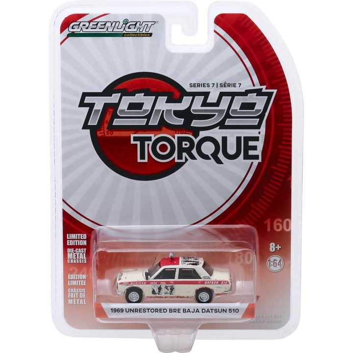 GreenLight GreenLight GreenLight 1: 64 1969 Datsun 510 Datsun Sedan bốn cửa