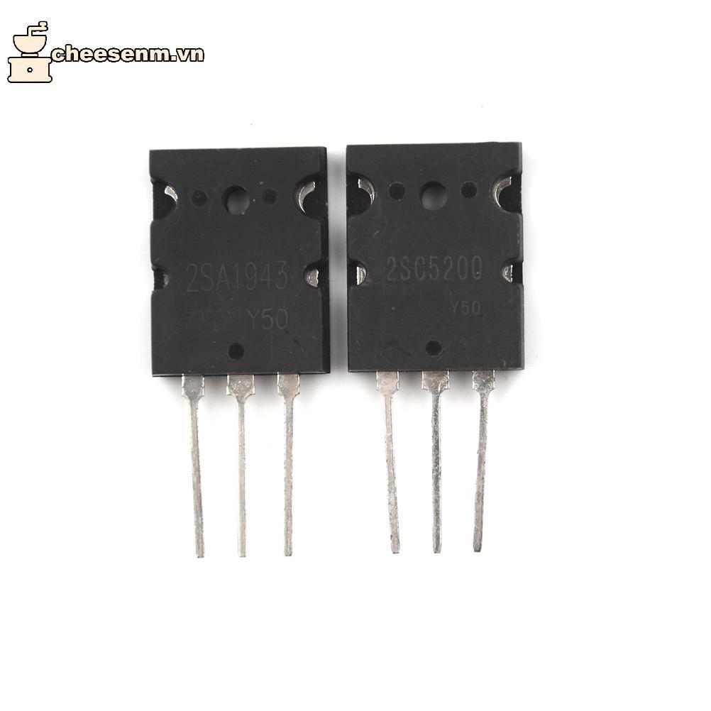 Cheenm Mới 1 Cặp HOẶC 2 Chiếc Transistor TO-3PL 2SA1943-O 2SC5200-O 2SA1943 2SC5200 A1943 C5200 VN