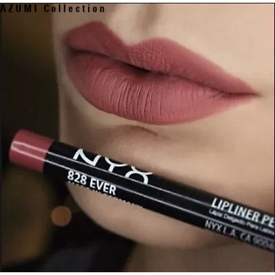 NYX Matte Lipliner Pencil Chống Thấm Nước Plumping Stain Lipstick Tự Nhiên Khỏa Thân Màu Hồng Lip Li