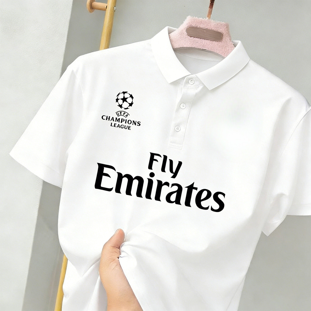 Áo Polo Real Madrid có logo Real Madrid