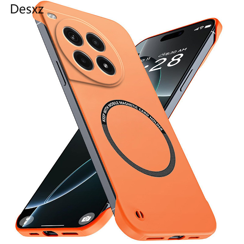 Sang Trọng Từ Tính Mỏng Cho OnePlus Ace 3 Ace3 Pro PJX110 Ốp Điện Thoại Không Khung Matte Chống Trầy