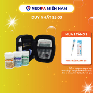 Máy Đo Đường Huyết, Gout, Mỡ Máu 3 Trong 1 EasyTouch ET301 Rossmax Chính Hãng Kèm 3 Loại Que Thử