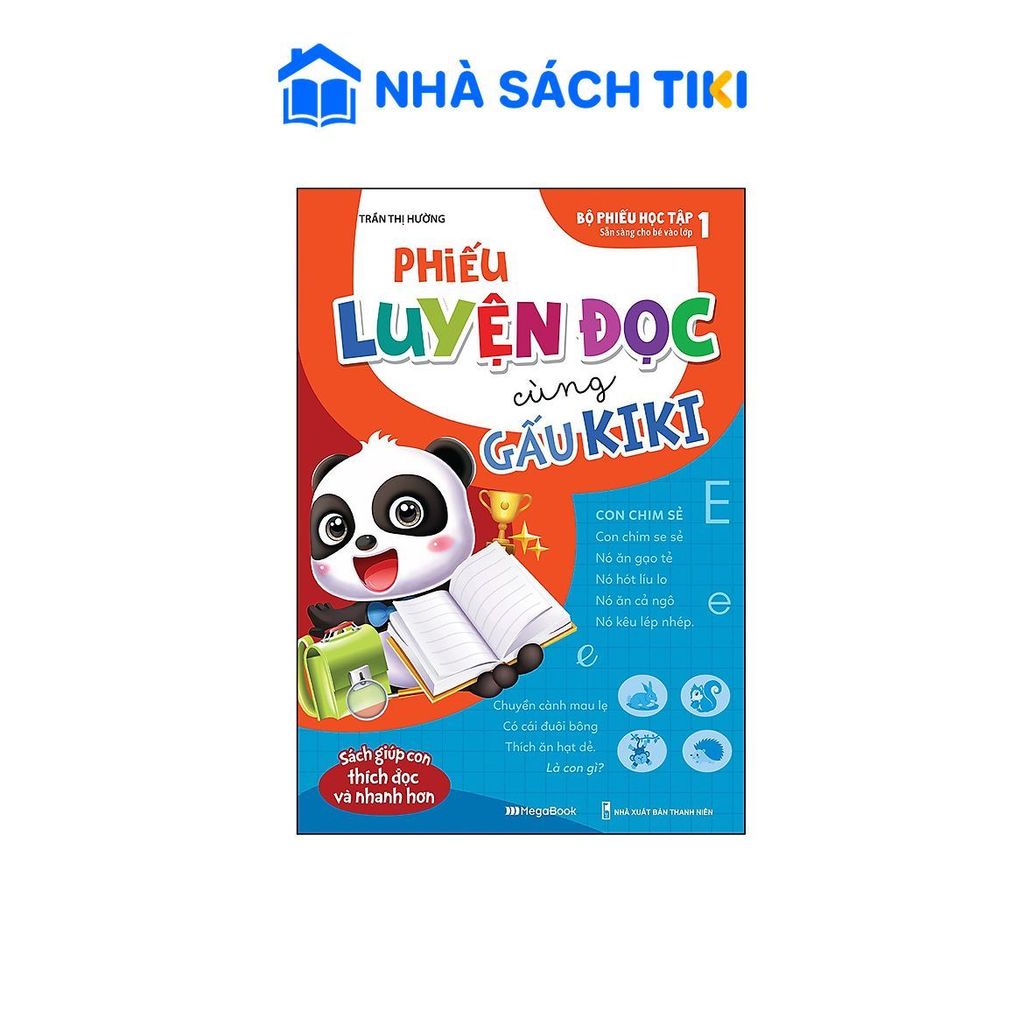 Sách Phiếu Luyện Đọc Cùng Gấu Kiki - Megabook