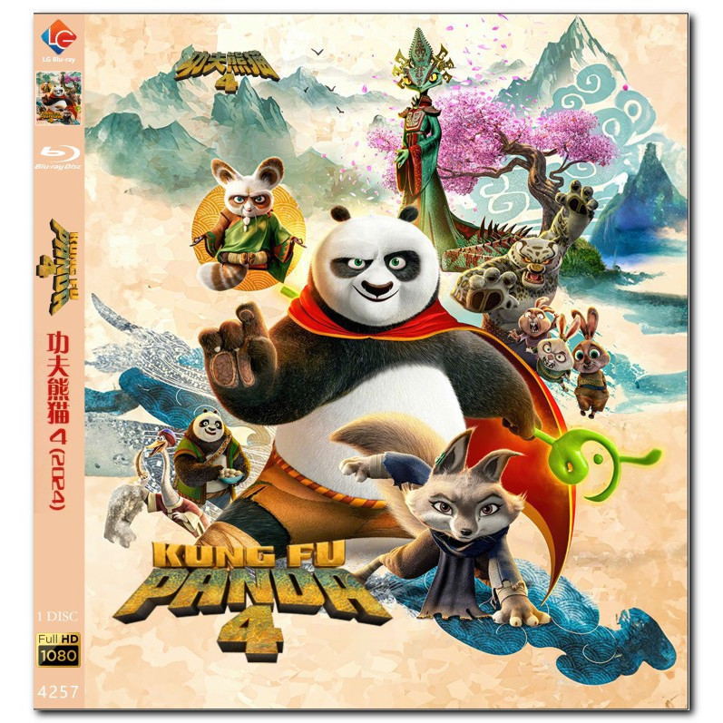 [Tiếng Anh] Blu-ray HD Movie 4K UHD 1080Ps Kung Fu Panda 4