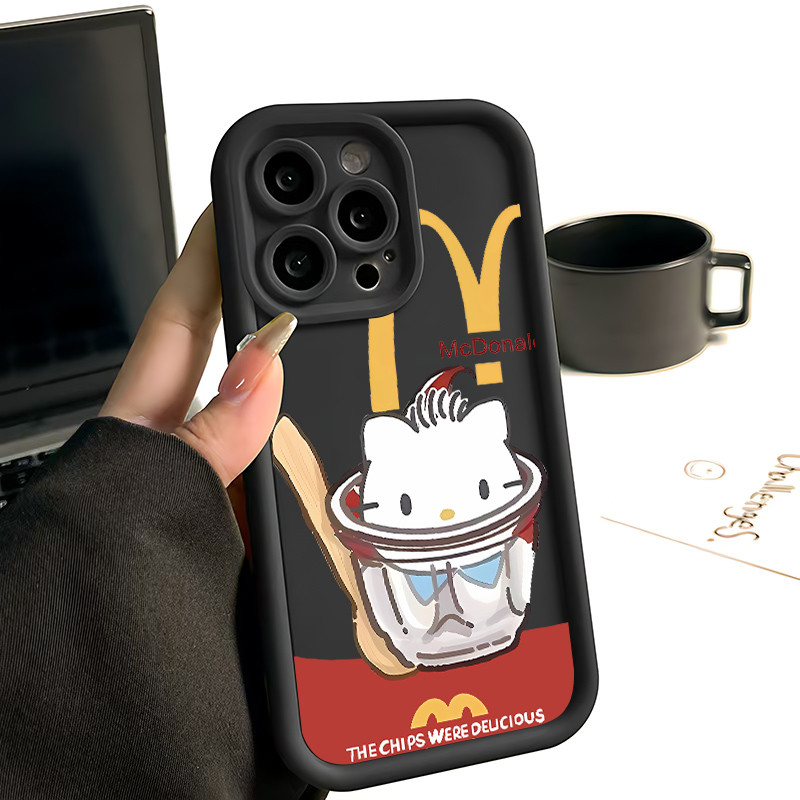 Ốp Lưng cho OPPO A9 2020/A5S/A3S/A3X/A5 pro/A15/A16/A16K/A17 Cốc Hello Kitty TPU Soft Shell chống ng