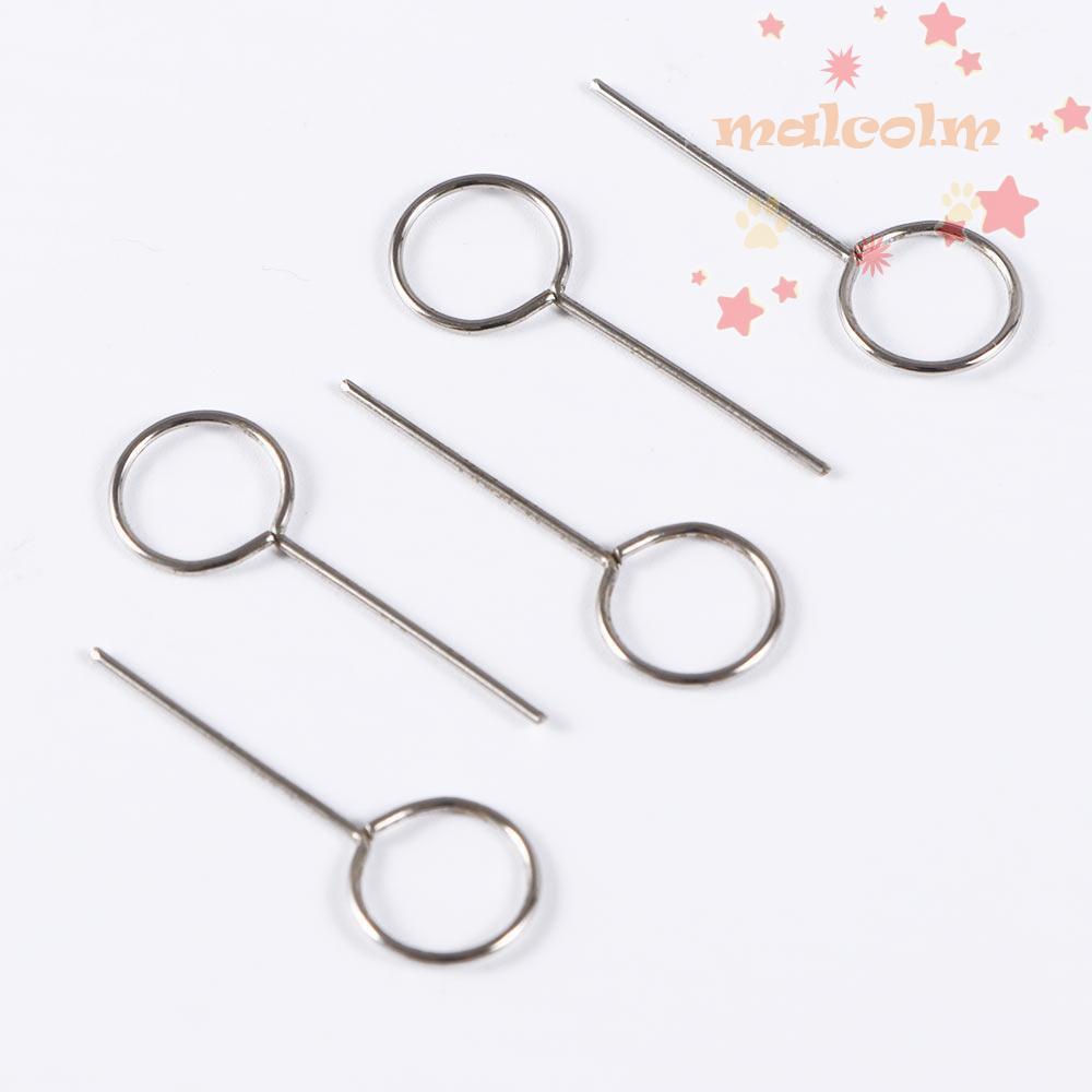 MALCOLM Khay đựng thẻ Sim Ejector 10 cái / gói Pin Ejector Điện thoại Công cụ chìa khóa Điện thoại d