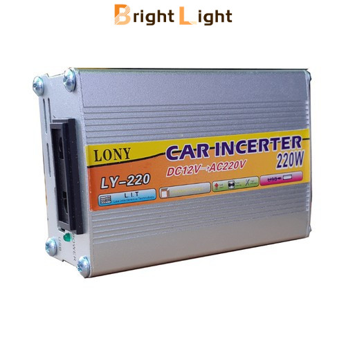 Nguyên Chất Sóng Sin Inverter DC 12V Sang AC 220V Điện Áp 220W Biến Điện Năng Lượng Mặt Trời xe Inve
