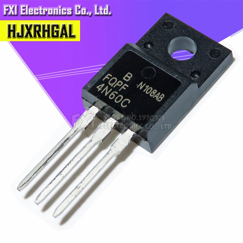 10 CÁI FQPF4N60C TO-220 4N60C 4N60 TO220 Mới nguyên bản