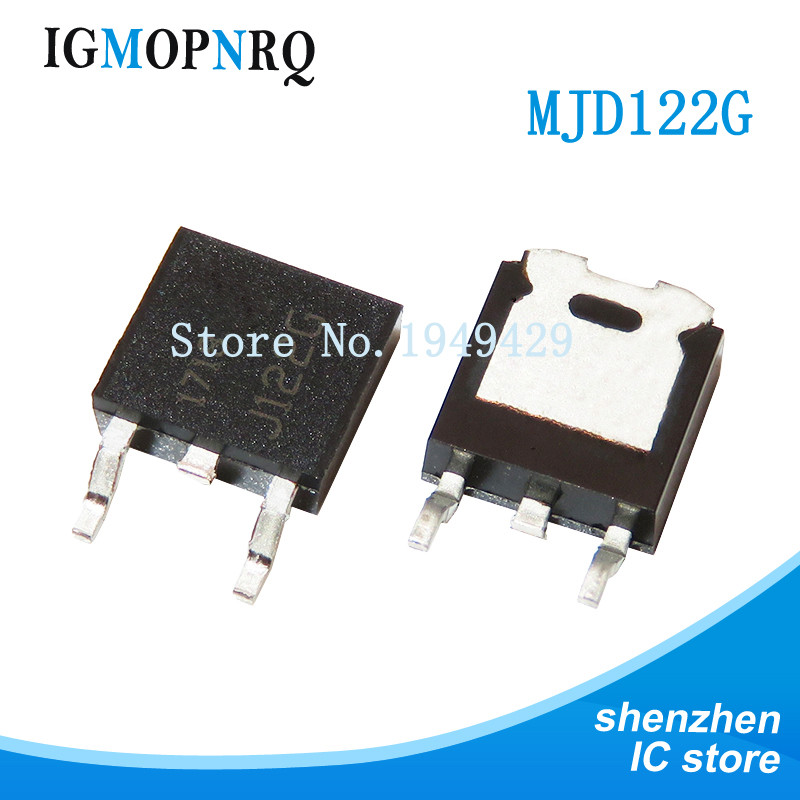 10 chiếc MJD122G TO-252 MJD122T4G TO252 J122G MJD122 TIP122 SMD SOT-252 mới