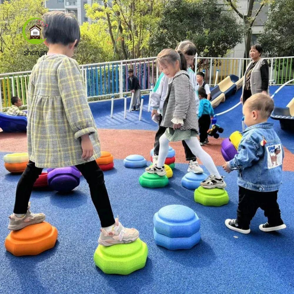 SHENJIN Balance Training Foam Steps, Balance Foam Stack Balance Balance Balance Toys, Balance Blocks