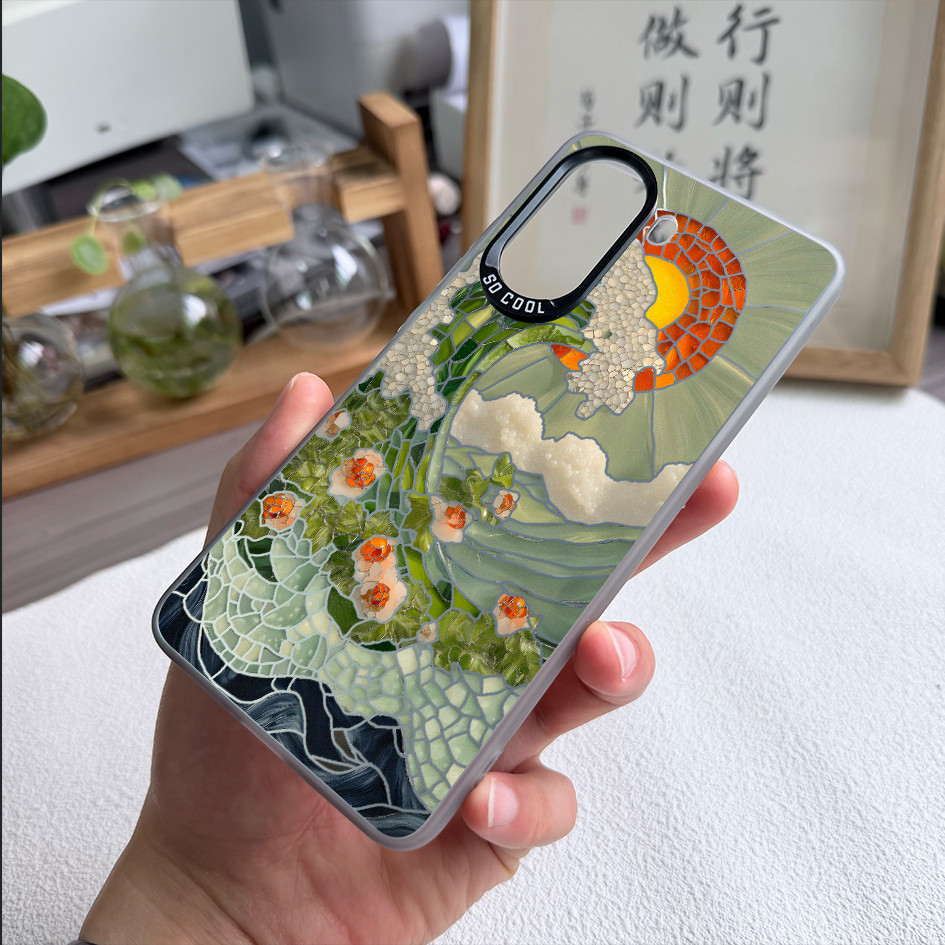 Dành Cho POCO X7 X6 X5 F8 Ultra F8 Pro F7 F6 Pro F5 The Great Wave off Kanagawa (Ukiyo-e) o Matte Ha