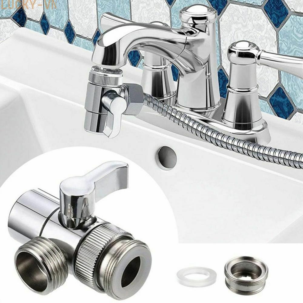 "Transform Your Kitchen Sink with 3 Way Diverter Valve Water Tap Connector"