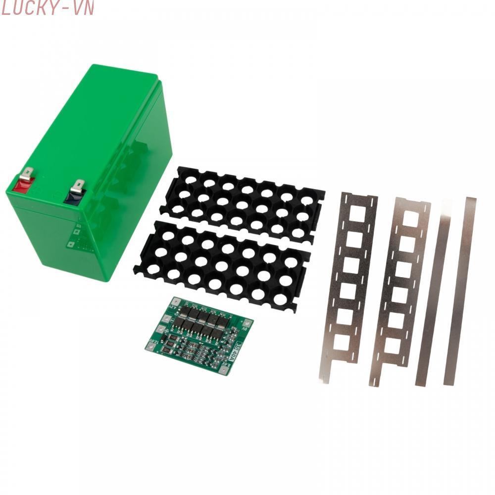 Empty Battery Case Holder for 12V 7Ah Fit 18650 Cells 3x7 Nickel Strip Storage