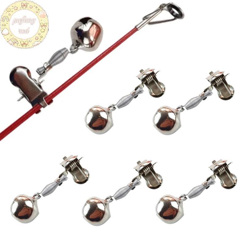 PureD 5 Chiếc Đầu Báo Động Cho Cần Câu Cá, Chuông Báo Động Ban Đêm và Mồi Báo Động Cảnh Báo Lớn - Vi