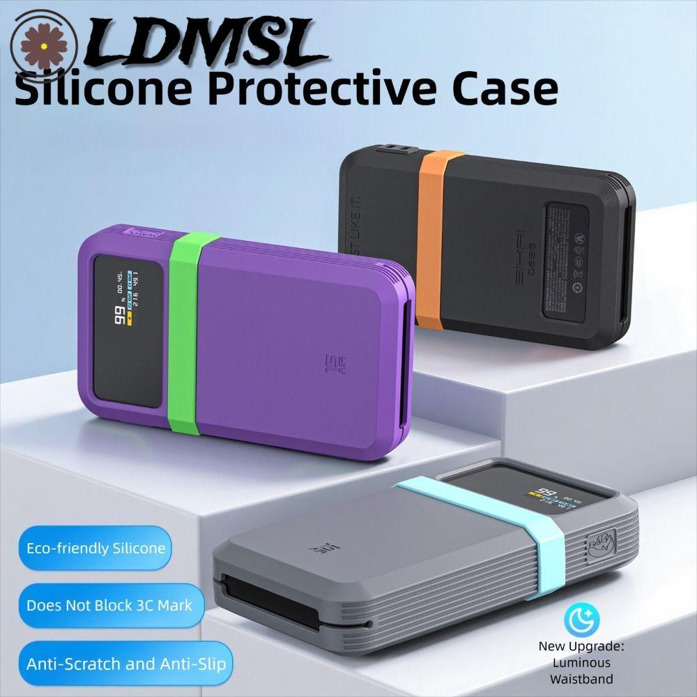 Bảo vệ LDMSL, Silicone mềm màu trơn, Mang theo chống bụi di động cho CUKTECH 15 Power Bank Air 15000