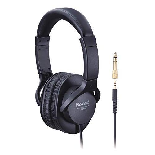 Roland RH-5 Wired Closed-Back Monitoring Headphones, 3m Cable Length, 40mm Driver, for Instrument Pr