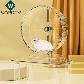 WAPKTY 1 Bánh xe chạy bộ Hamster, Bánh xe tập thể dục trong suốt dễ tháo rời​, Phụ kiện đồ chơi tập thể dục mở rộng im lặng, Phụ kiện thú cưng