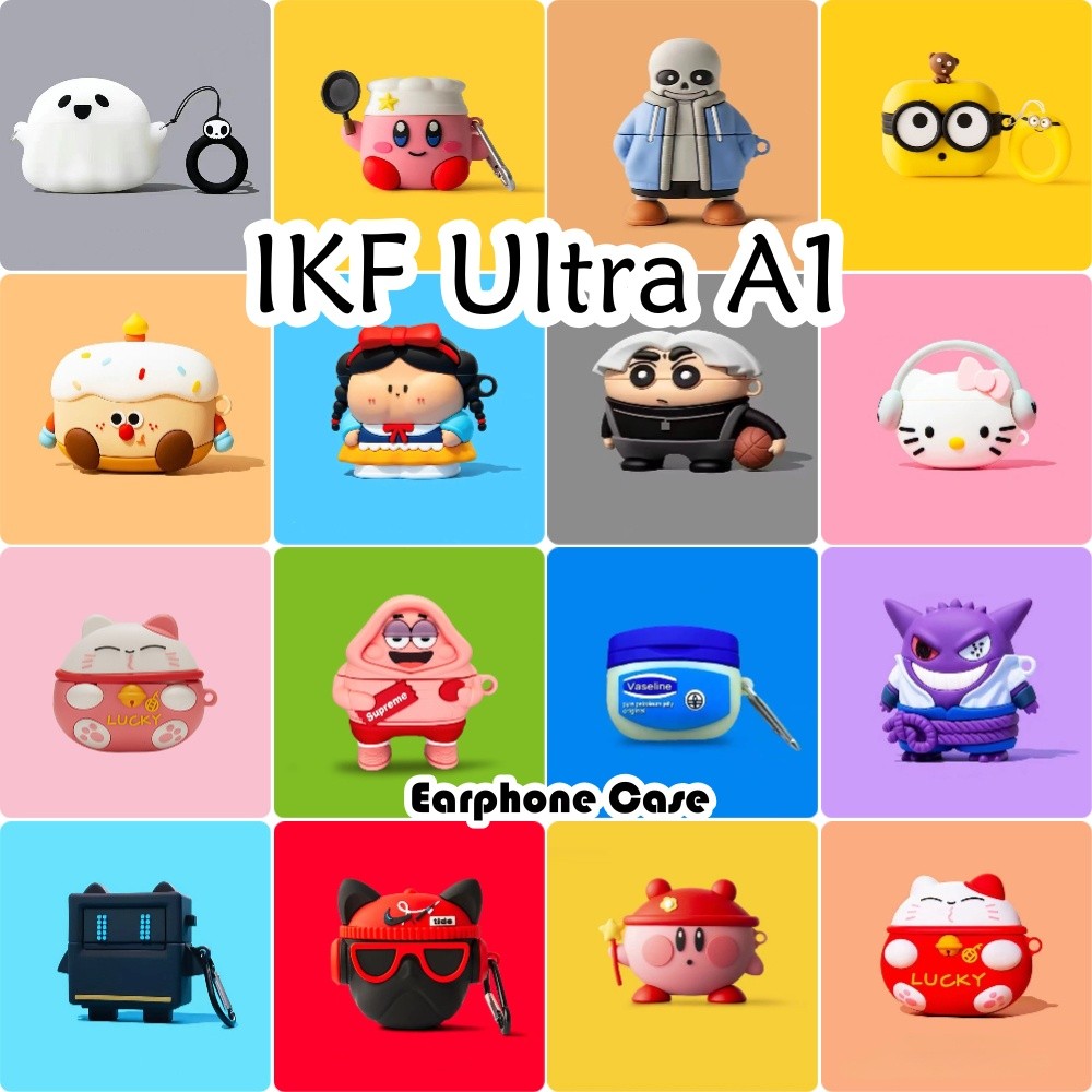 [Giảm giá] Dành cho IKF Ultra A1 Vỏ tai nghe Vỏ silicon mềm tạo kiểu thời trang hoạt hình NO.2