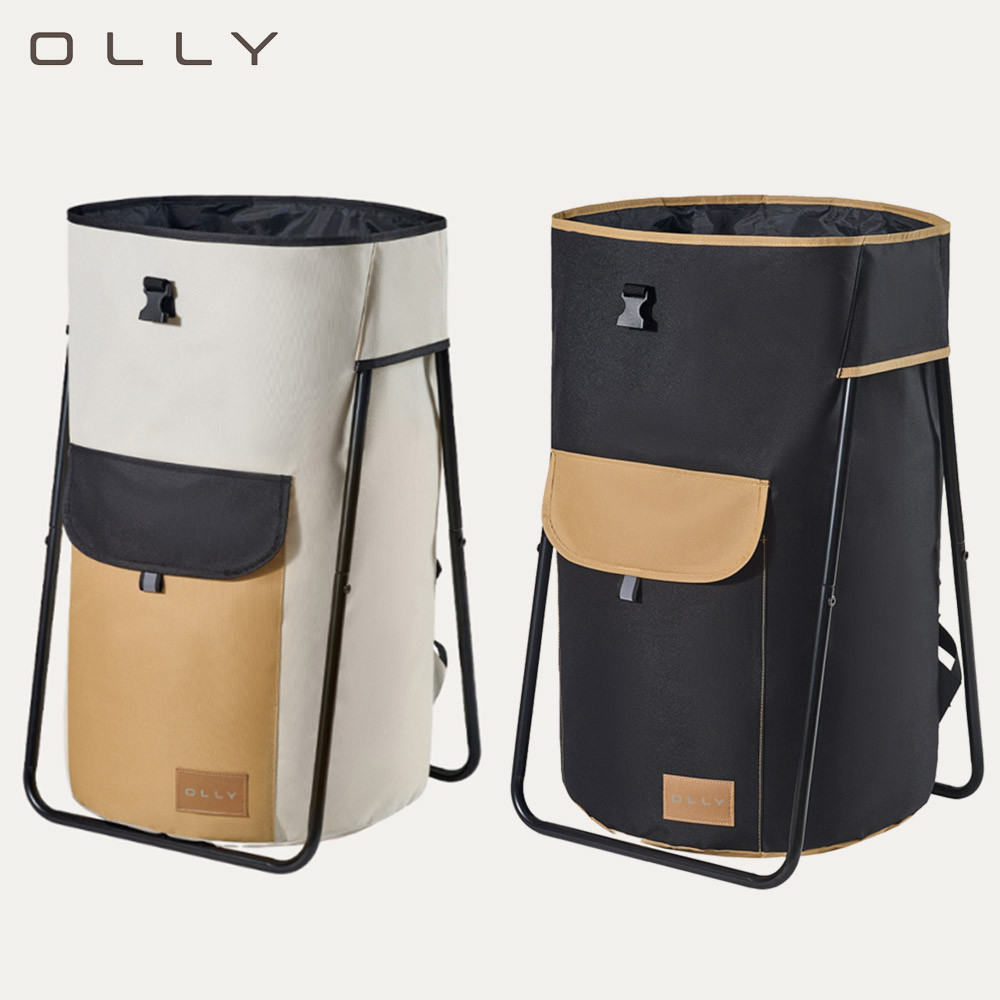 OLLY Korea OLLB01 Foldable Laundry Bag Large Capacity Basket Backpack Type 120L