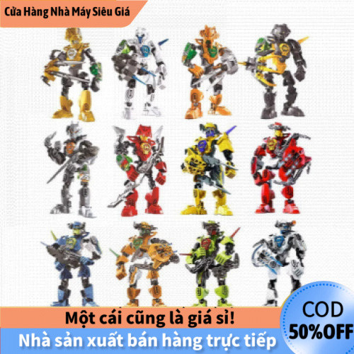 【COD】Lắp ráp robot hành động Hero Factory 2.0/3.0 – mô hình người máy Bionicle cho bé chơi thỏa thíc