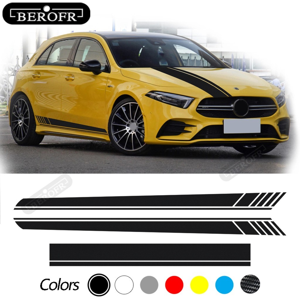 Dành Cho Xe Mercedes Benz A Class W177 V177 A35 A45 A45S W176 AMG Edition 1 AMG Car Hood Đề Can Cả H