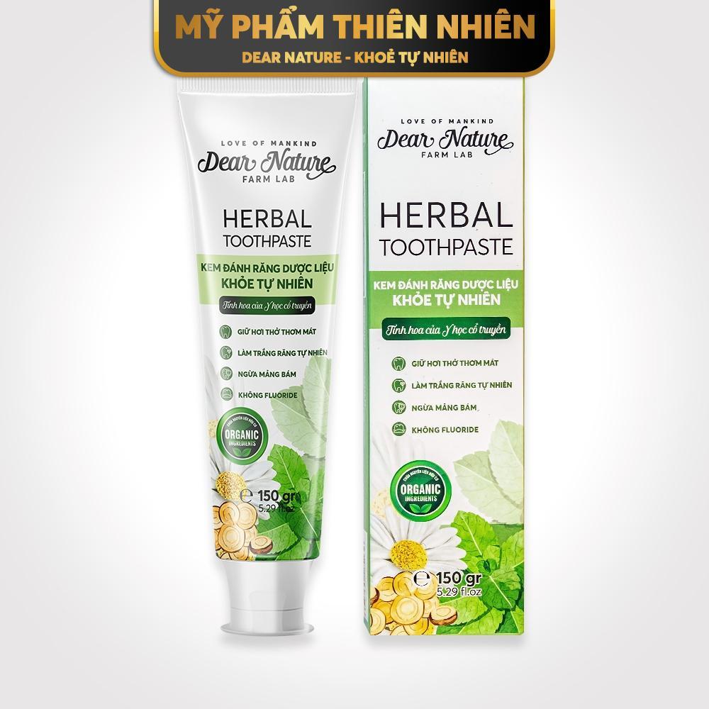 Kem đánh răng thảo dược Dear Nature 150gr