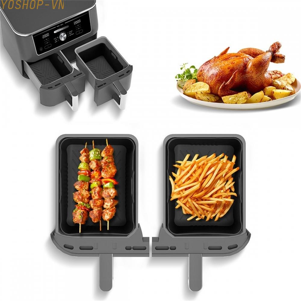 [Ysp]Non-stick Basket Easy Food Transfer Enhanced Airflow Design Easy Cleanup