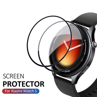 Dành Cho Xiaomi Watch 5 3D Cong Bảo Vệ Màn Hình Ultra HD Full Cover Mềm Mại Linh Hoạt Phim Bảo Vệ Chống Trầy Xước Phụ Kiện