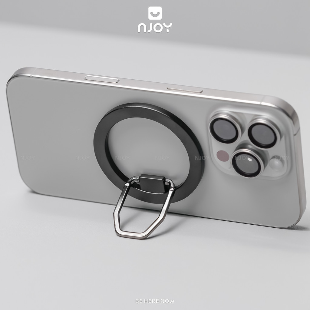 Giá Đỡ Điện Thoại iRing Hít Từ Tính Kim Loại Cao Cấp Siêu Mỏng Cho Điện Thoại iPhone Samsung