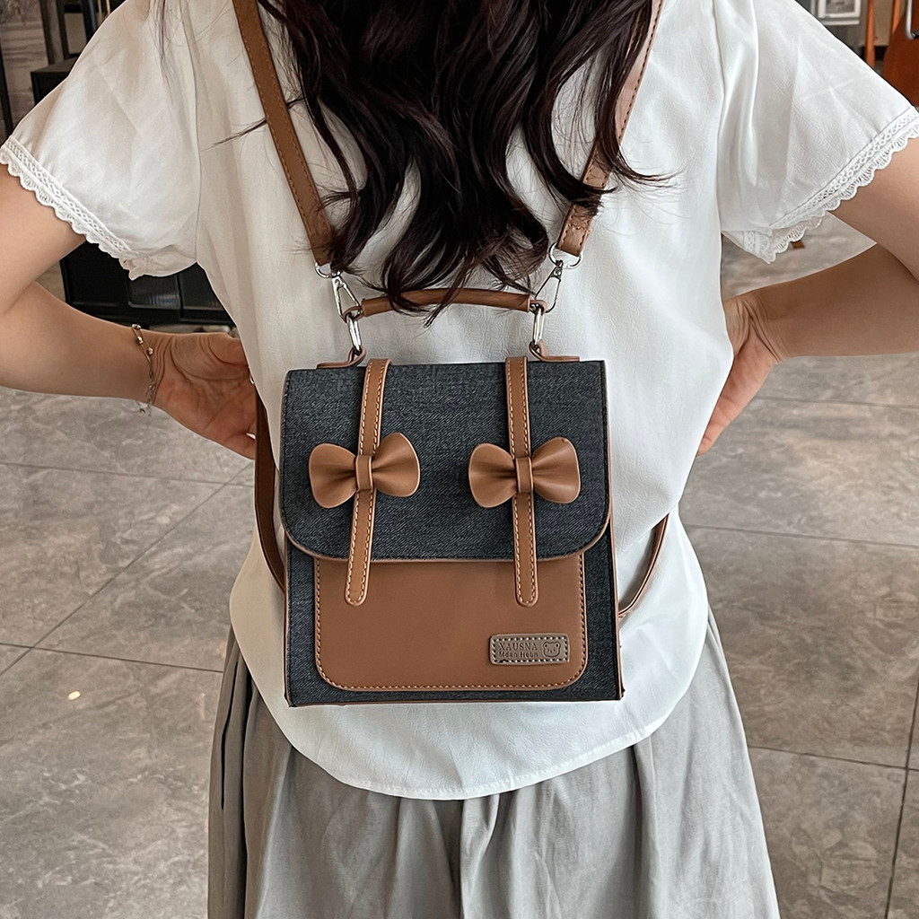 Ba lô Preppy Ins Style Retro