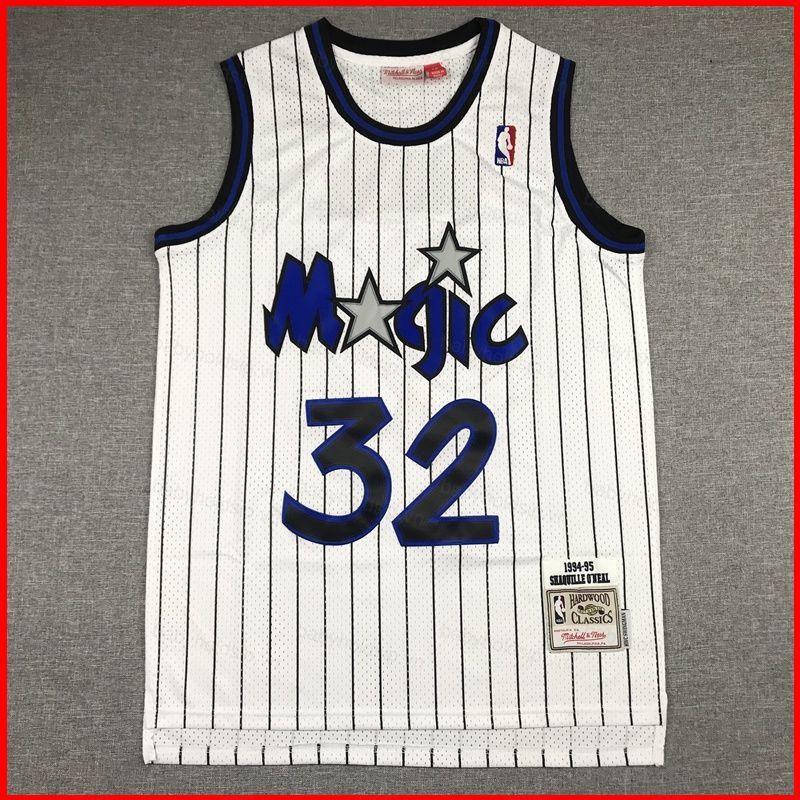 Áo Bóng Rổ Retro Orlando Magic Oneal Số 32, Phong Cách Cổ Điển, Đa Size