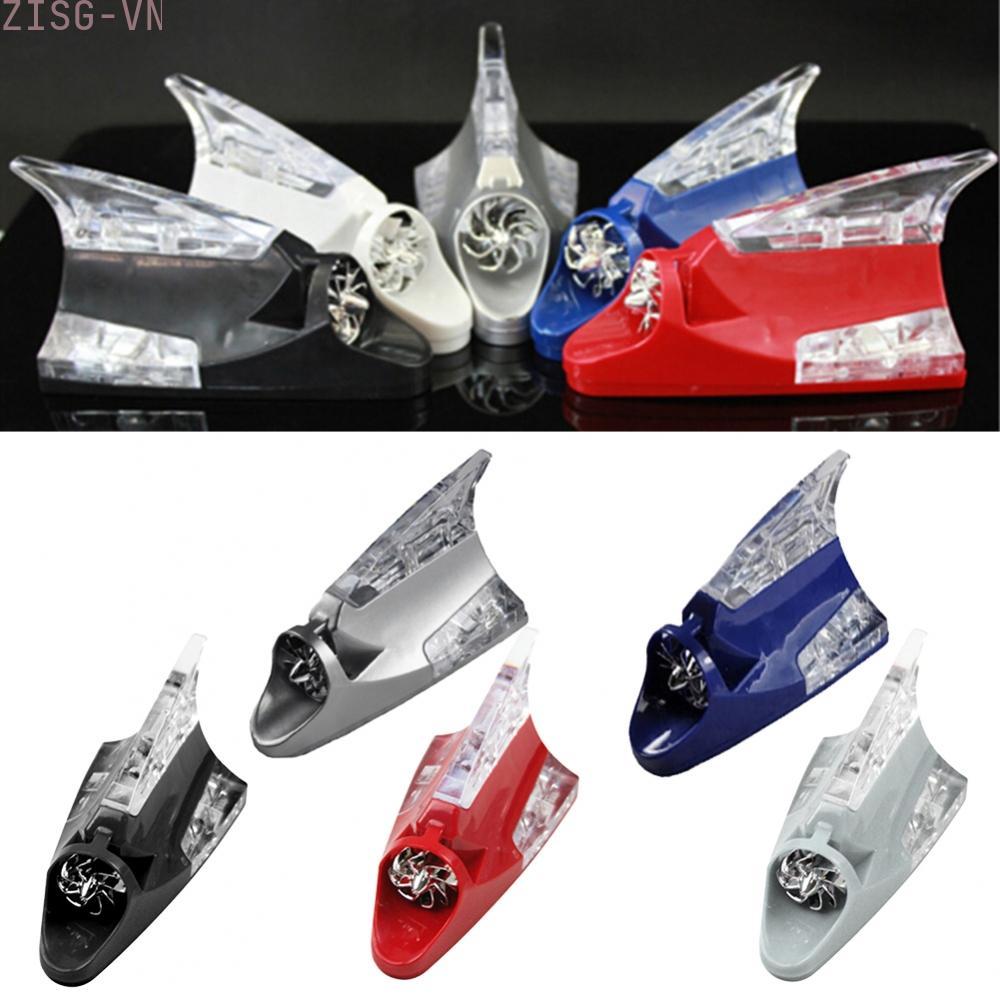 [ZISG]Vehicle LED Light Wind Powered Auxiliary Rotation Fan Lamp for Daytime1pcs