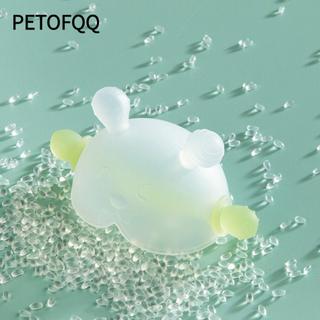 Găng tay ngậm nướu PETOFQQ, Dụng cụ ngậm tay bằng silicon Rrabbit, Dụng cụ tập luyện cầm tay có thể giặt thoải mái cho trẻ em Đồ chơi mọc răng cho trẻ sơ sinh