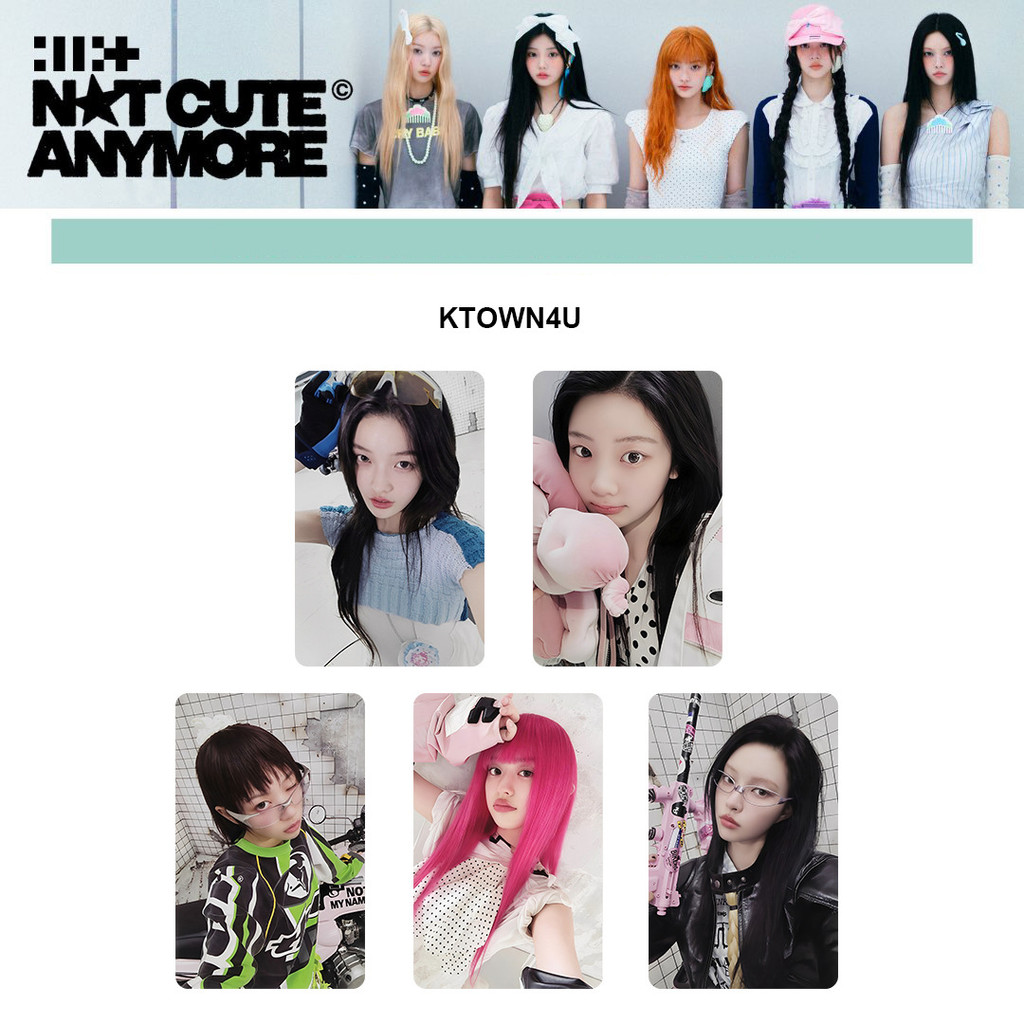 5 Chiếc ILLIT KHÔNG DỄ DÀNG Thẻ Lomo Album BOMB Toki Yo Tomare Tôi LL THÍCH BẠN NGÀY GLITTER HMV WEV